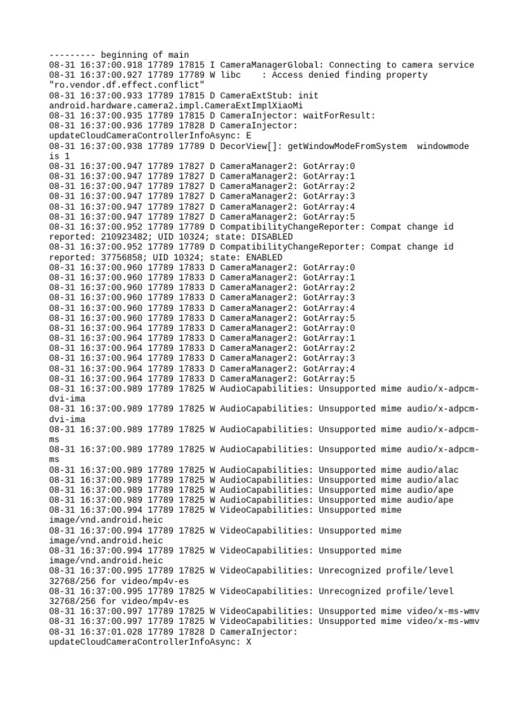 Log Cat 1756633020837 | PDF | Computing | Software