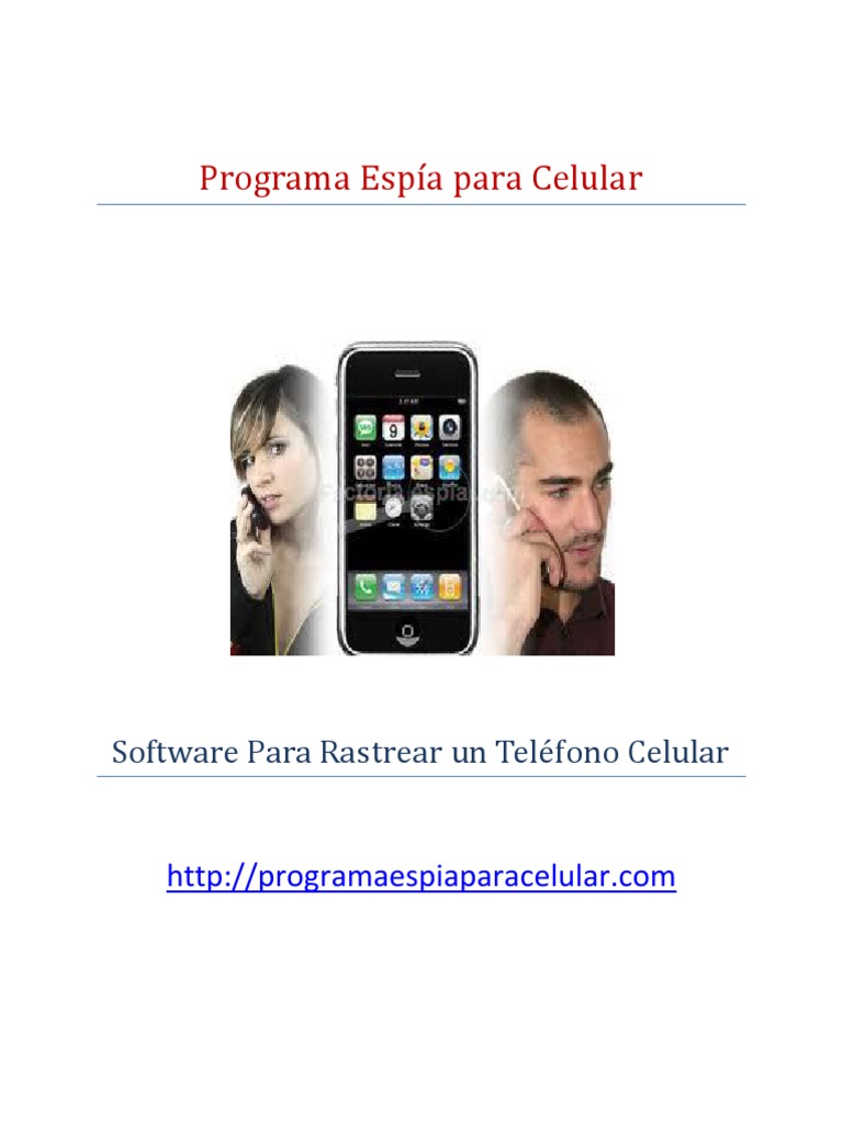 Software para Rastrear Un Teléfono Celular | PDF | Teléfonos móviles ...