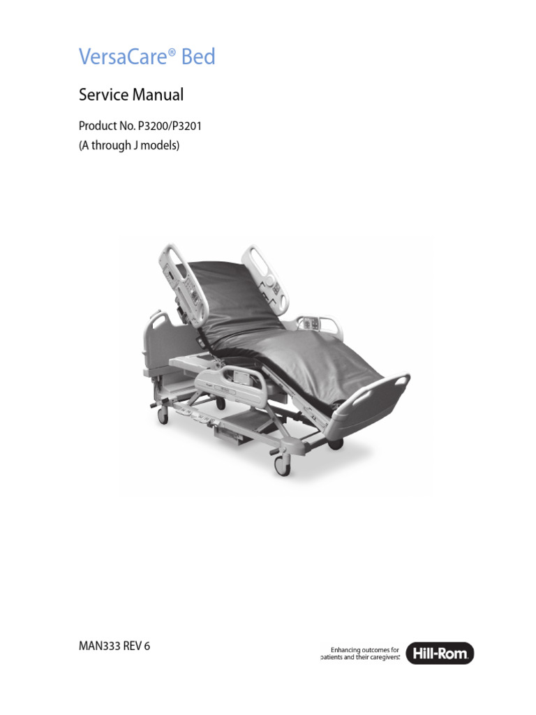 VersaCare Bed Service Manual Guide | PDF | Troubleshooting | Patent