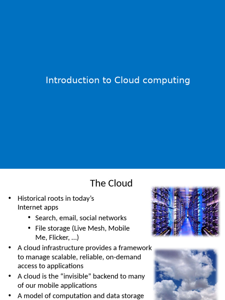 Overview of Cloud Computing Models | PDF | Cloud Computing | Software ...