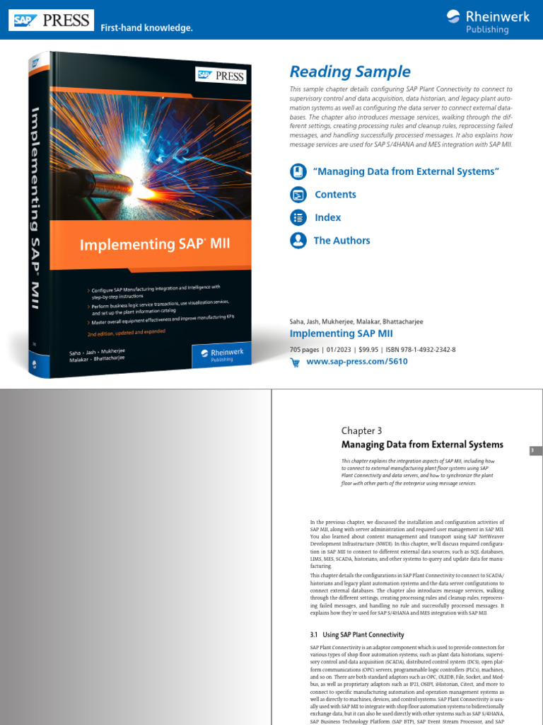 Configuring SAP Plant Connectivity | PDF | Computer File | Databases