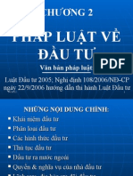Chuong 2. Phap Luat Ve Dau Tu