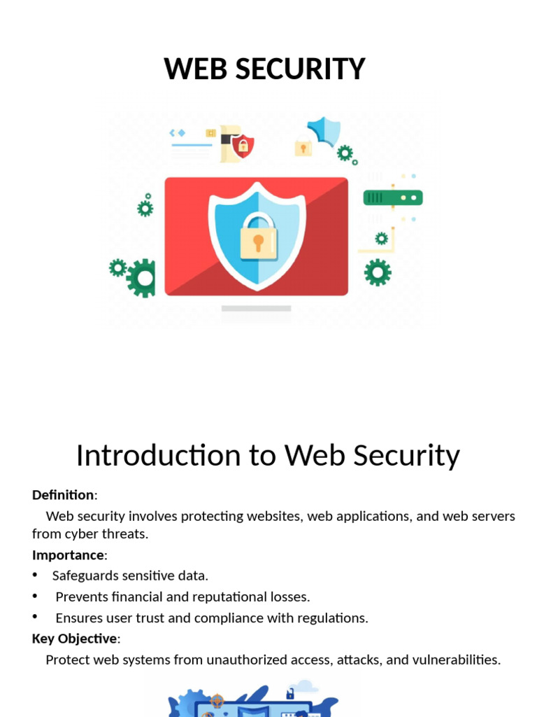 Web Security Overview and Best Practices | PDF