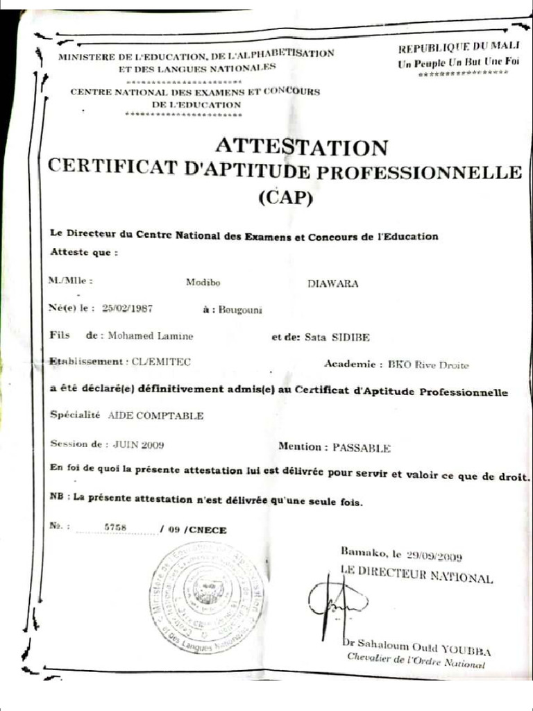 Attestation | PDF