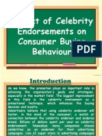 Impact of Celebrity Endorsements On Consumer Buying Behaviour