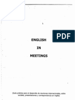 English in Meeting