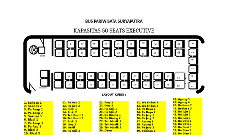 Layout Bus To Pangandaran | PDF | Chess | Chess Theory
