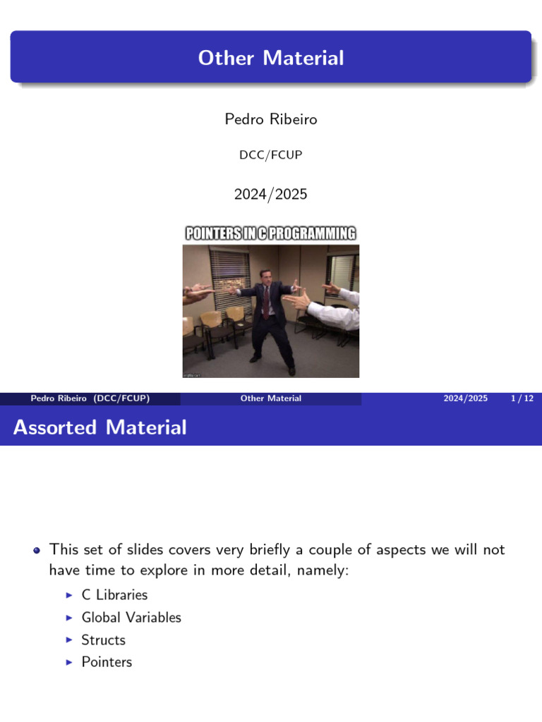 11 Other | PDF | Pointer (Computer Programming) | Computer Programming