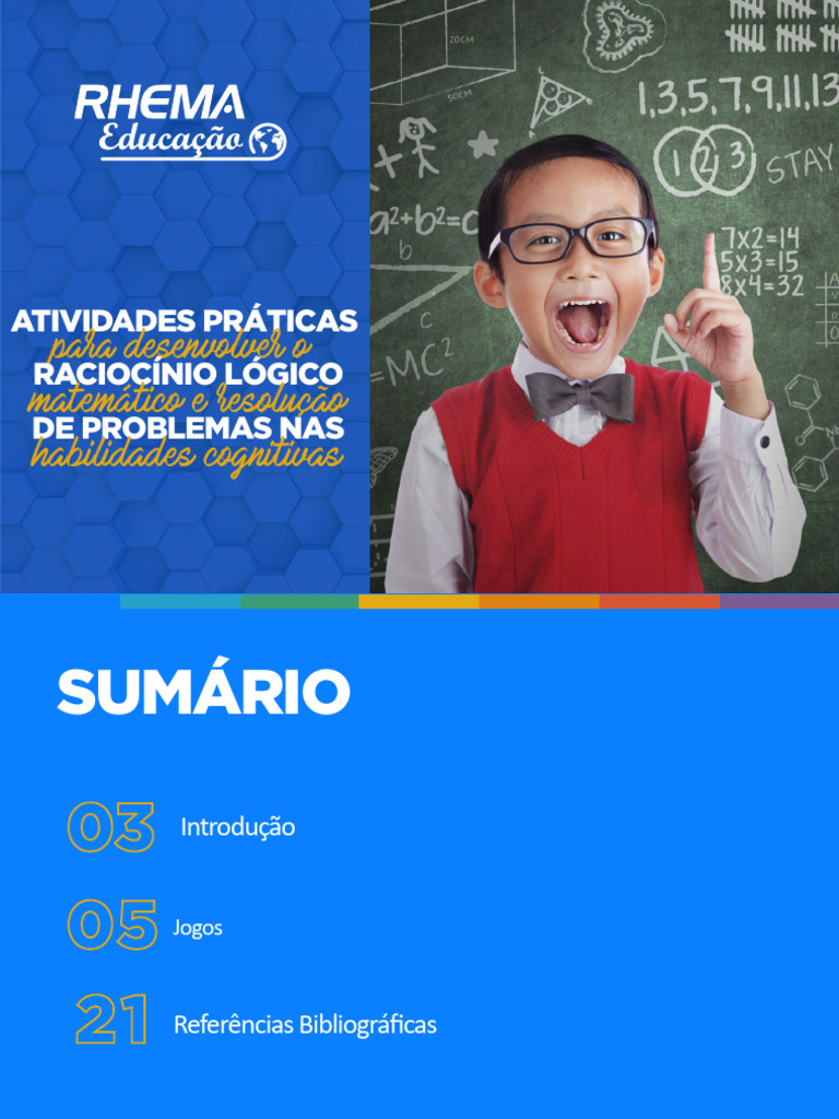 Atividades para Raciocínio Lógico Infantil | PDF | Lógica | Matemática