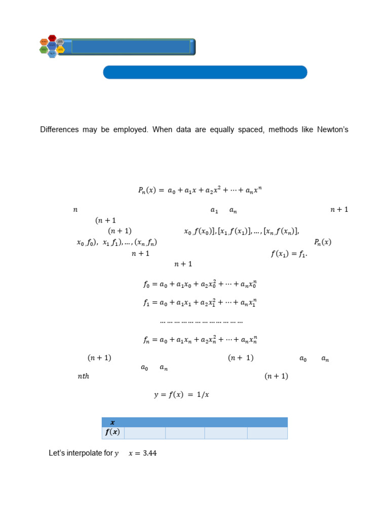 Polynomial Interpolation Methods Explained | PDF | Finite Difference ...