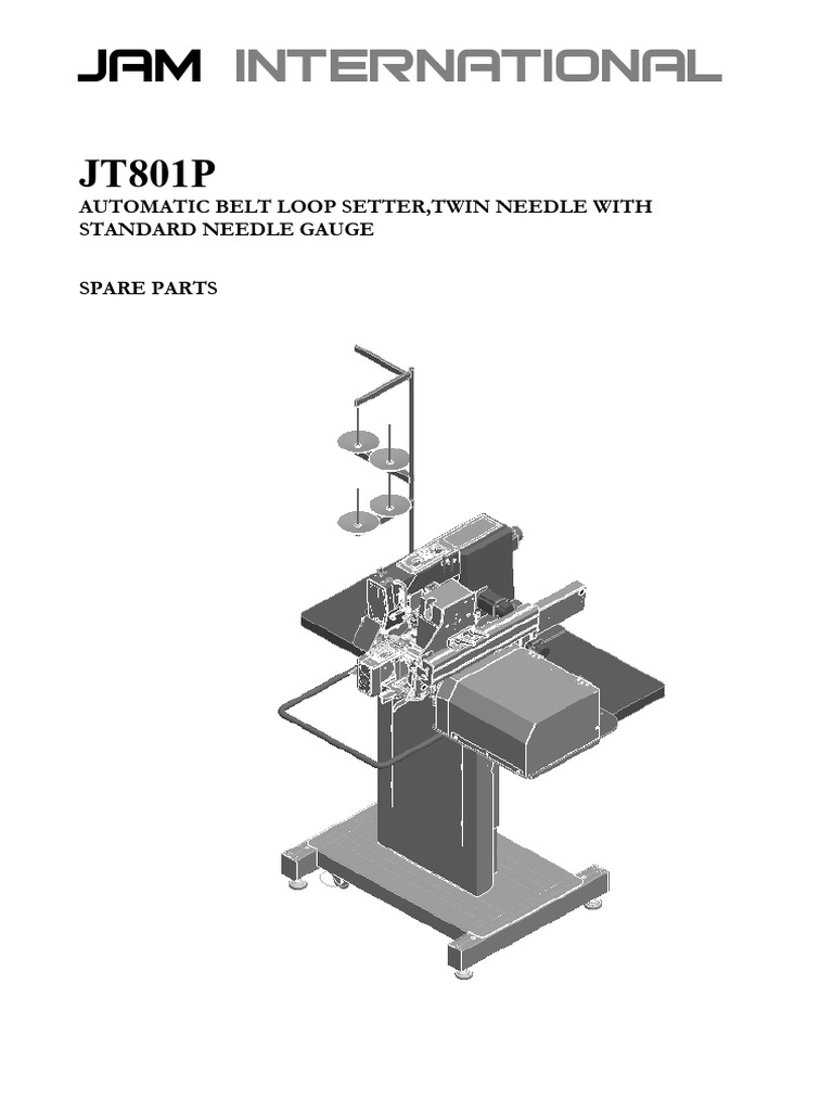 JT801P - Machine Spare Parts - en | PDF | Screw | Machines