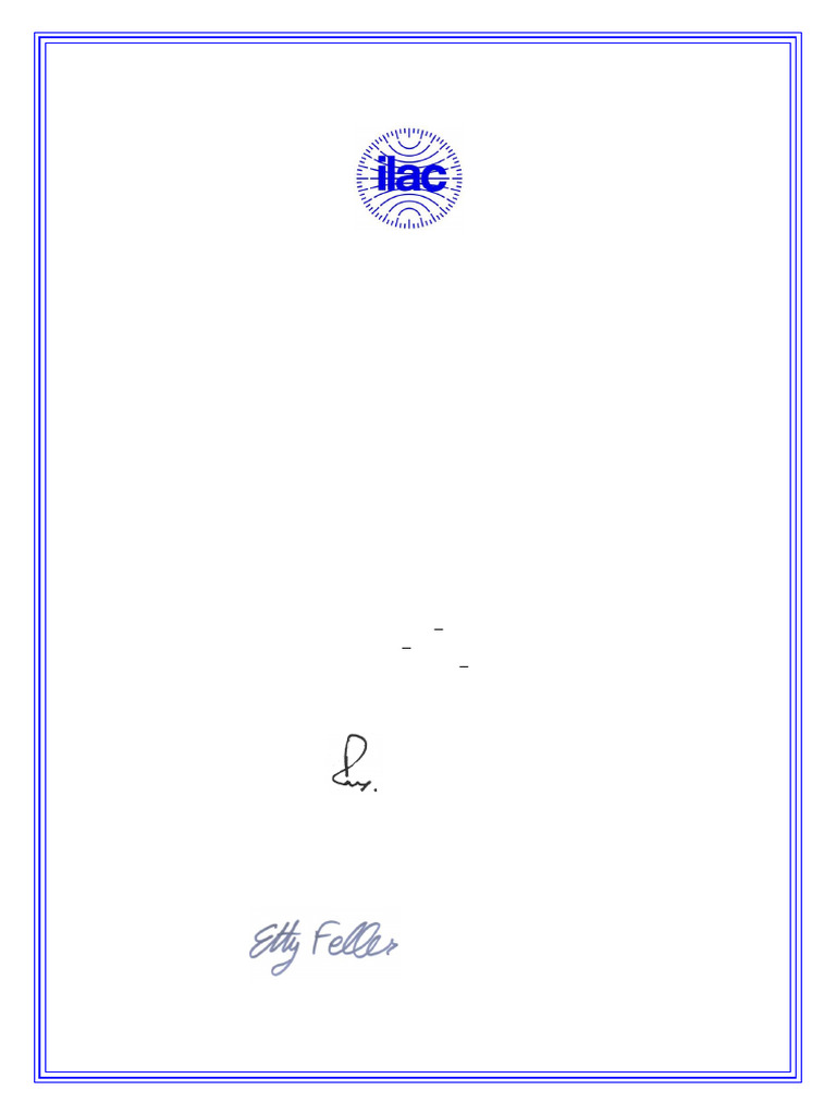 ILAC MRA Certificate Endorsement | PDF
