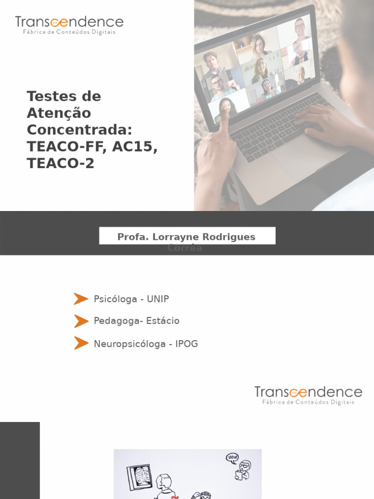 Testes de Atenção Concentrada: TEACO-FF, AC15 | PDF | Atenção | Tempo