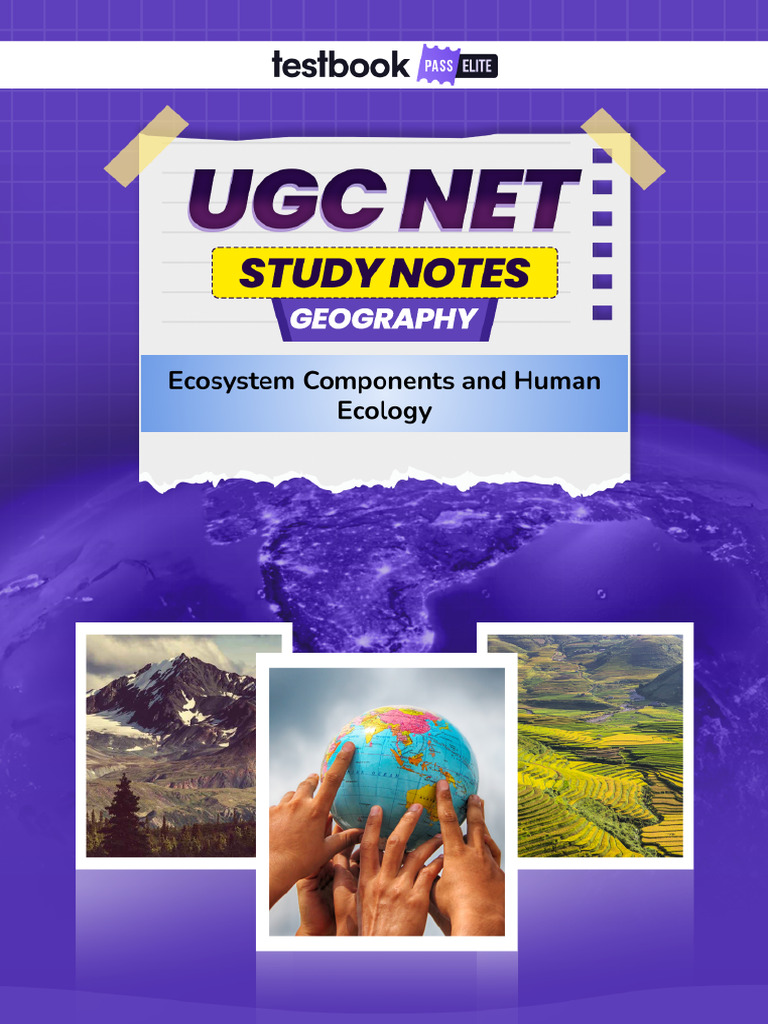 Ecosystem Components and Human Ecology | PDF | Ecosystem | Ecology