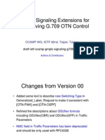 GMPLS Signaling Extensions For The Evolving G.709 OTN Control