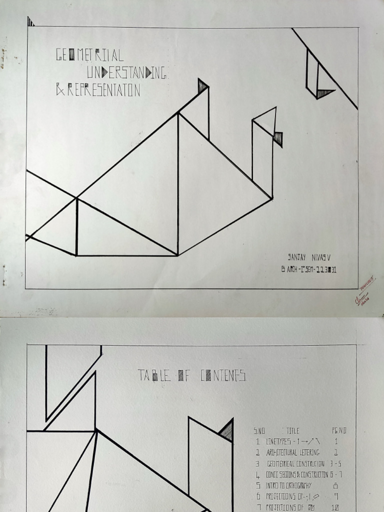 Lettering Techniques in Engineering Drawings | PDF | Euclidean Geometry ...