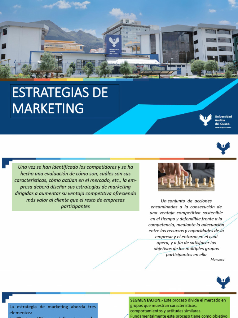 Estrategias de Marketing | PDF | Mercado (economía) | Marketing