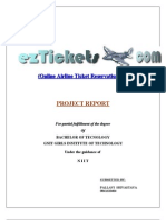 Project Report: (Online Airline Ticket Reservation System)