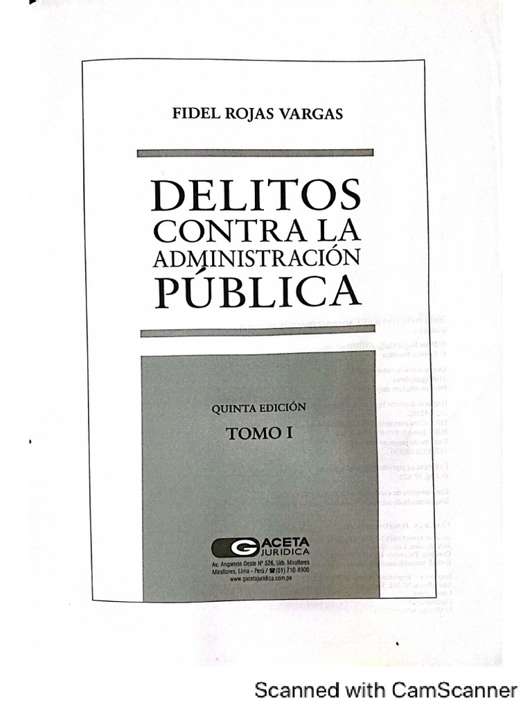 Rojas Vargas - Peculado | PDF