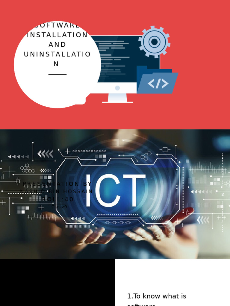 Class 9 ICT: Software Installation Guide | PDF