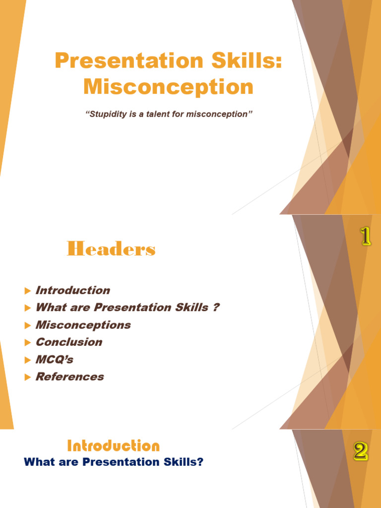 Presentation Misconception 2 Pdf Humour Cognitive Science