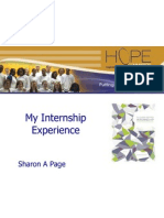 my internship experience - wilmington hope commission
