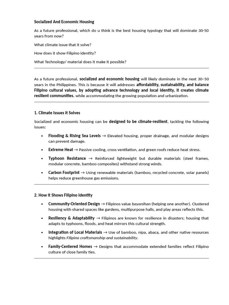 Housing Concept Board Notes | PDF | Concrete | Solar Energy
