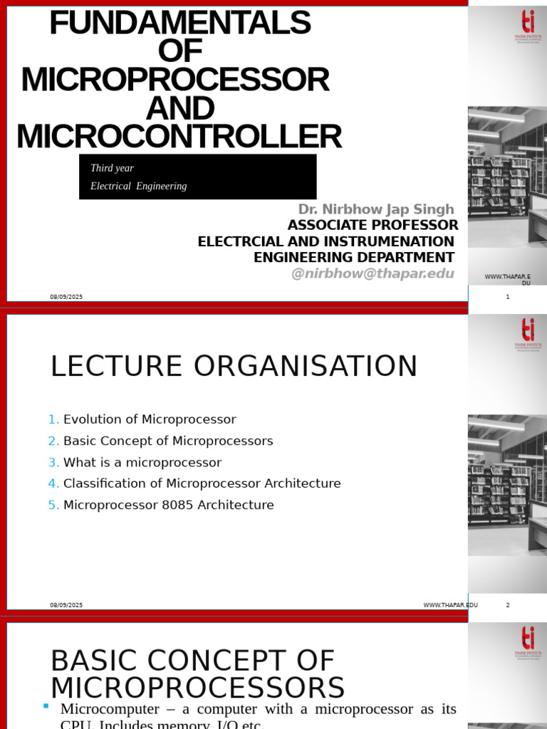 Microprocessor Fundamentals Overview | PDF | Central Processing Unit ...
