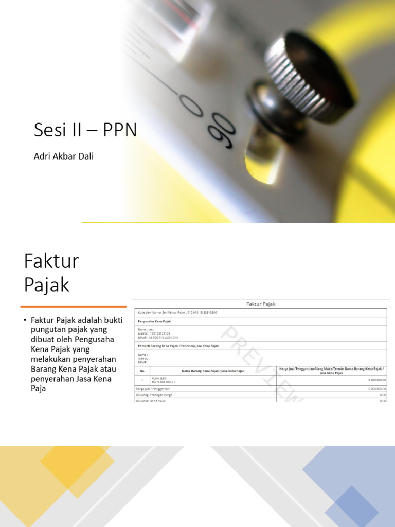 Contoh Kode Faktur Pajak PPN | PDF