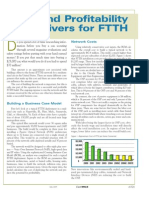 Cost and Profitability Drivers for FTTH Networks Under 40 Characters