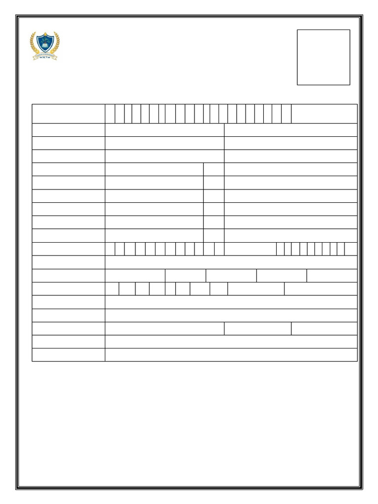 CBSE Grade XII Registration Form 2025-26 | PDF