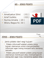 Download Jenis  jenis pidato by Wisnu Bagus N SN91364133 doc pdf