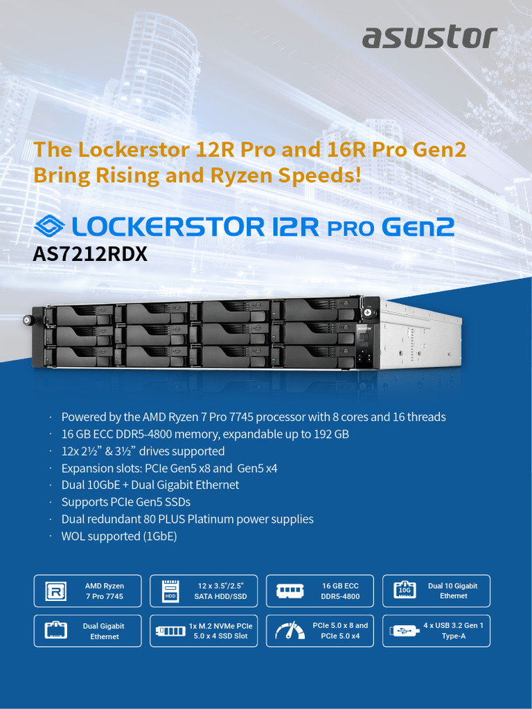 Lockerstor 12R Pro Gen2 Overview | PDF | Backup | Solid State Drive