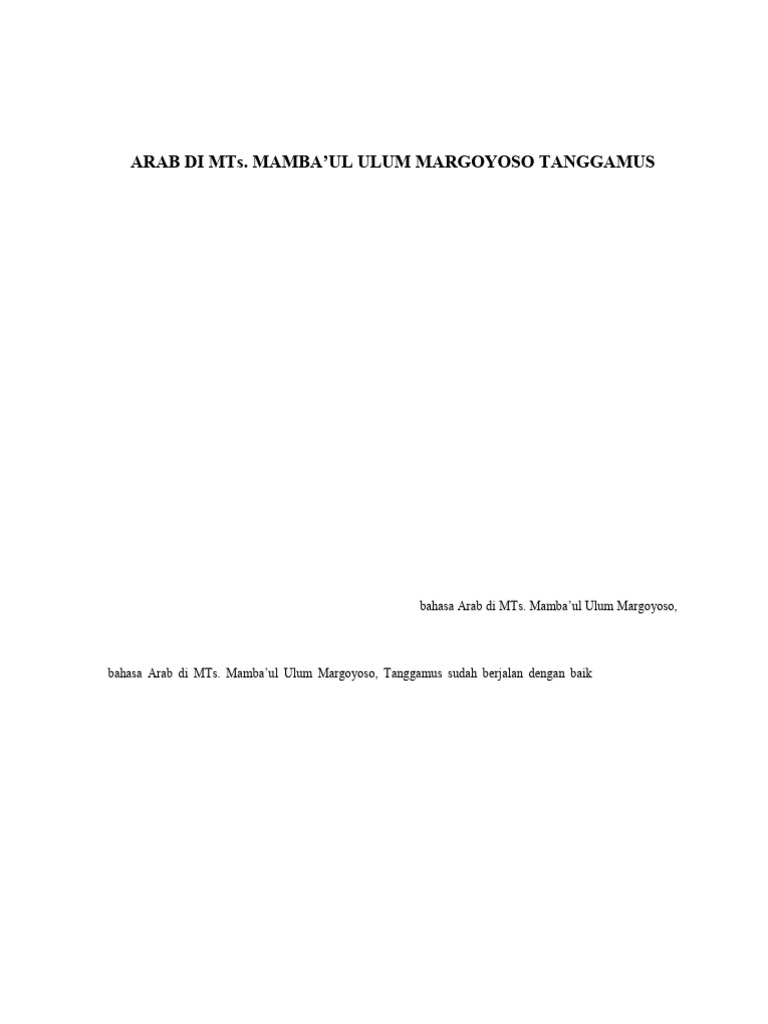 Metode Hiwar Tingkatkan Prestasi Bahasa Arab | PDF
