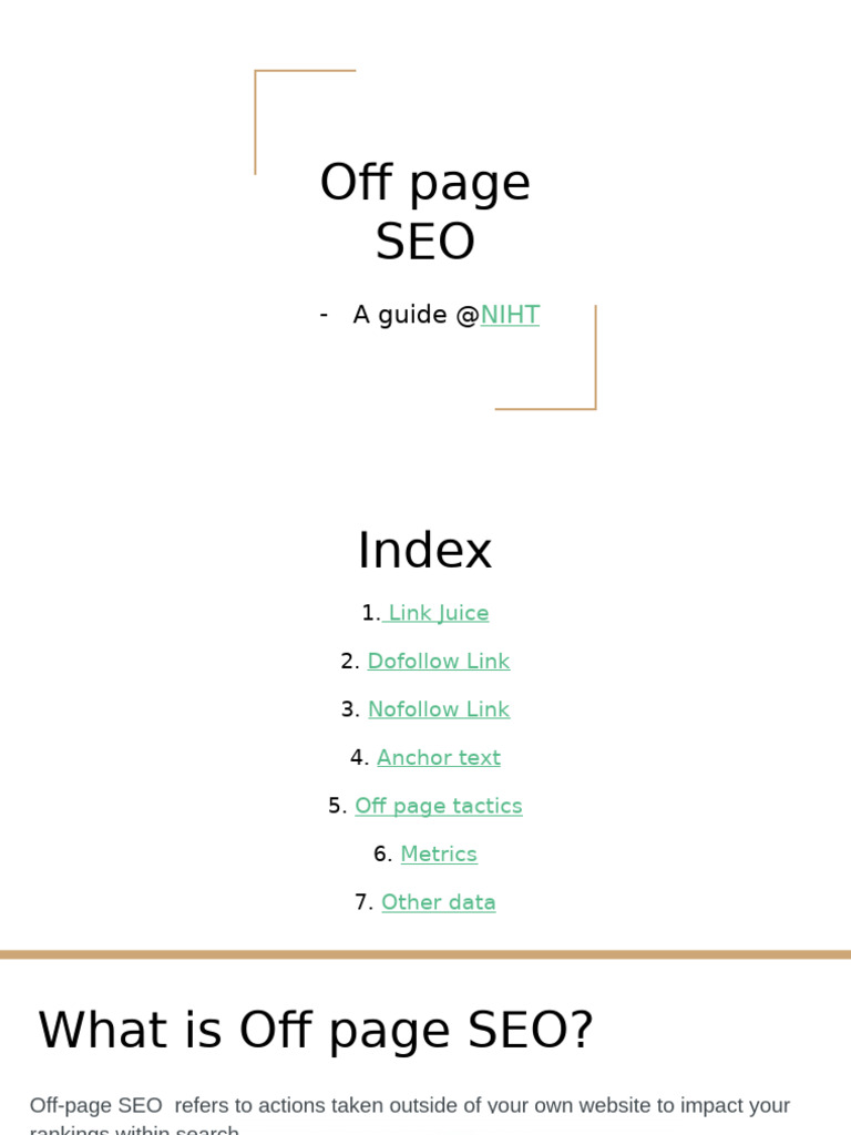 Off Page SEO (Rev) | PDF | Search Engine Optimization | Hypertext