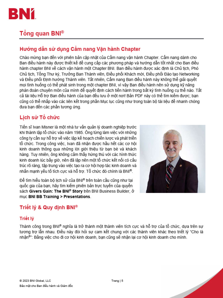 giới thiệu BNI | PDF