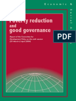 Poverty Reduction and Governance