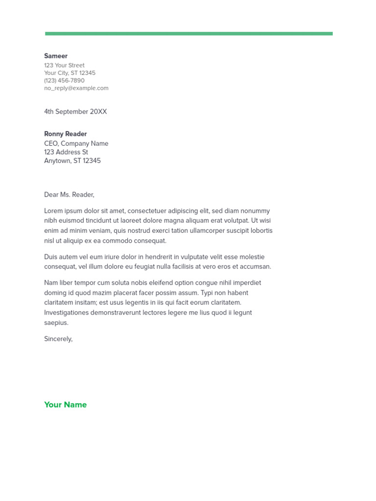 Letter | PDF