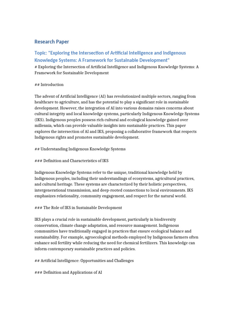 Exploring The Intersection of Artificial Intelligence 8090 | PDF ...