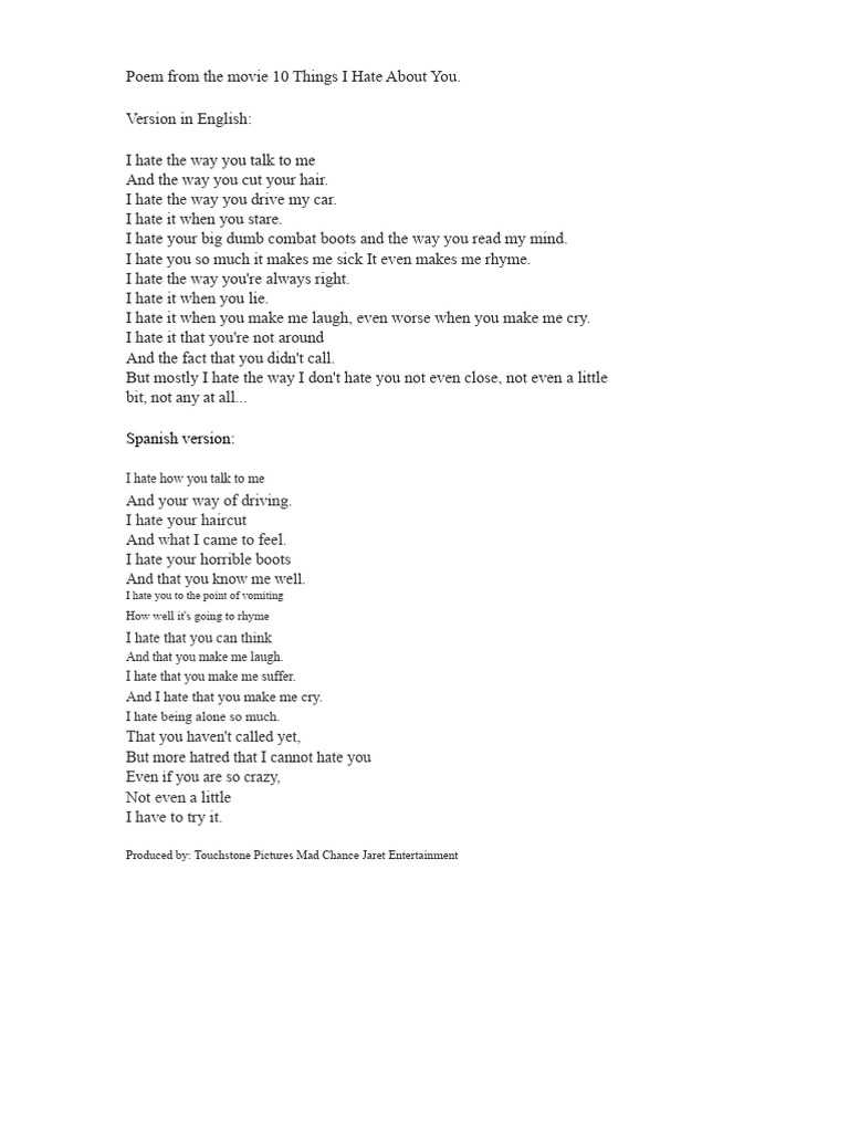 Poem from 