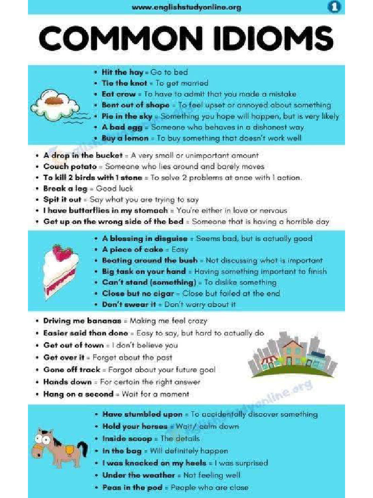 Common Idioms | PDF