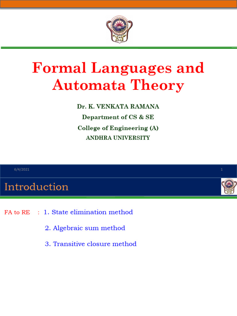 DFA to Regular Expression Conversion Guide | PDF | Regular Expression ...