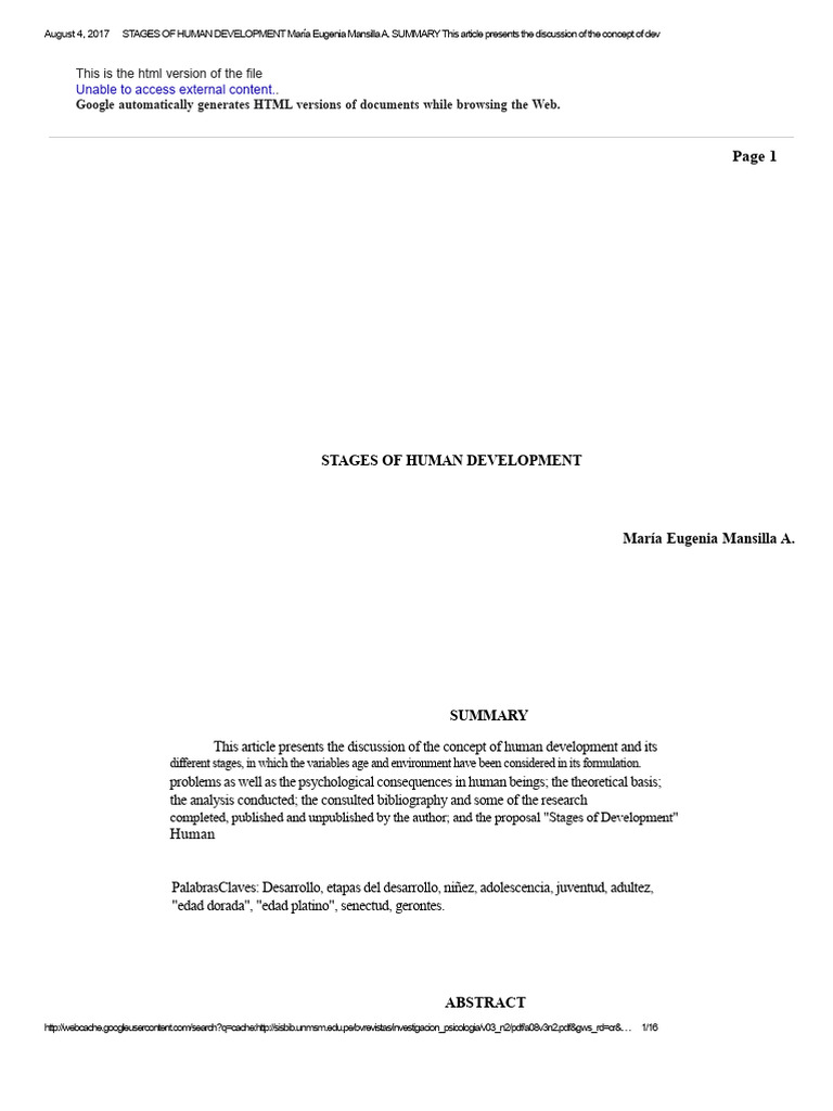 Stages of Human Development Explained | PDF | Adolescence | Adults