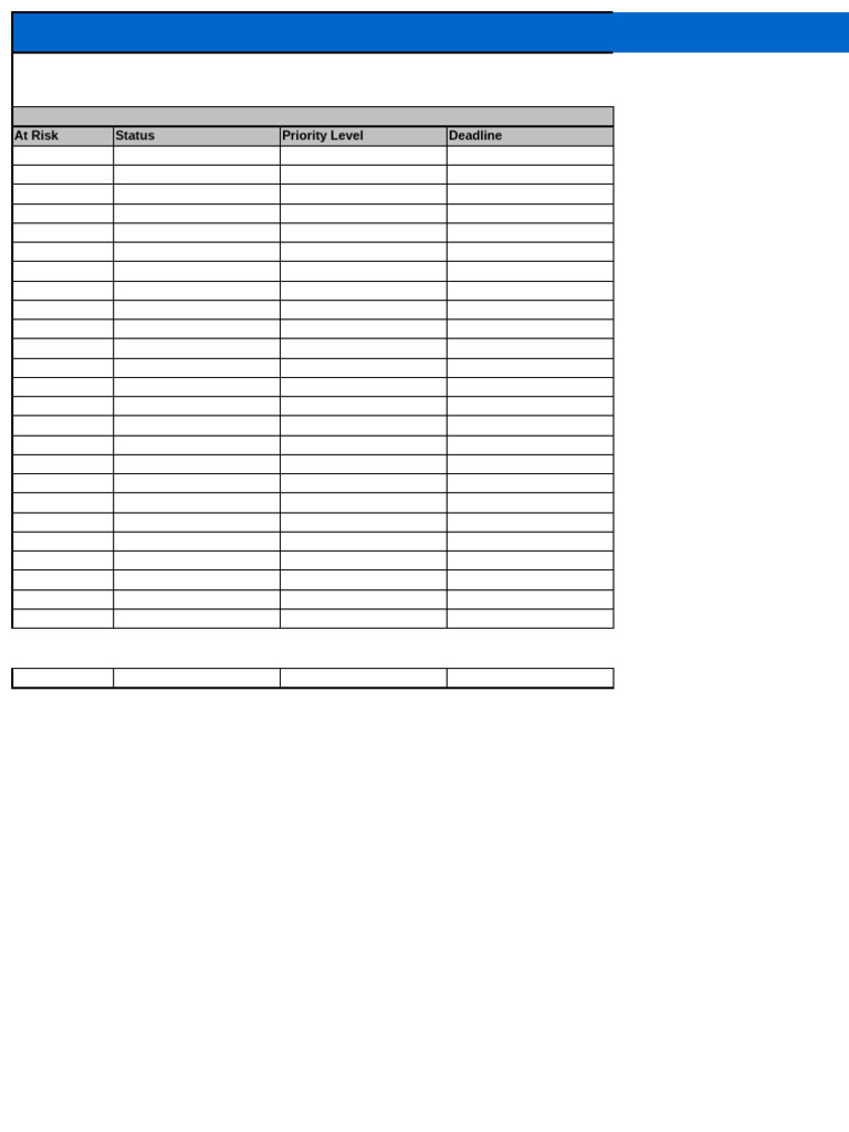 Task Management Template D13241 | PDF