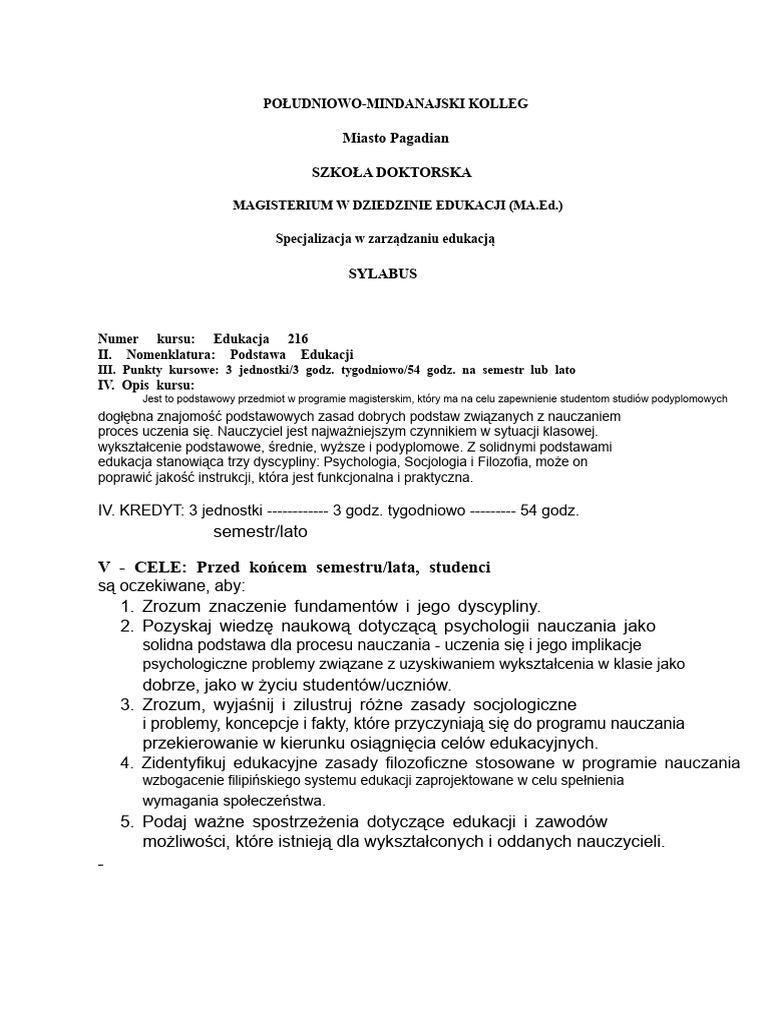 Ed 216 | PDF