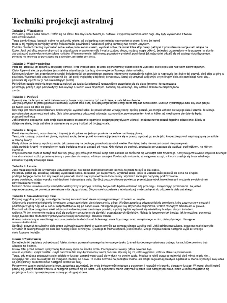 Techniki OBE | PDF