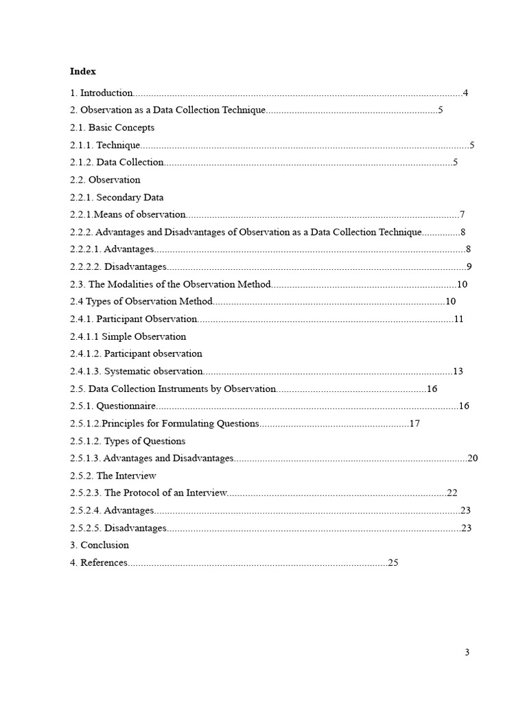 Observation Techniques for Data Collection | PDF | Methodology ...