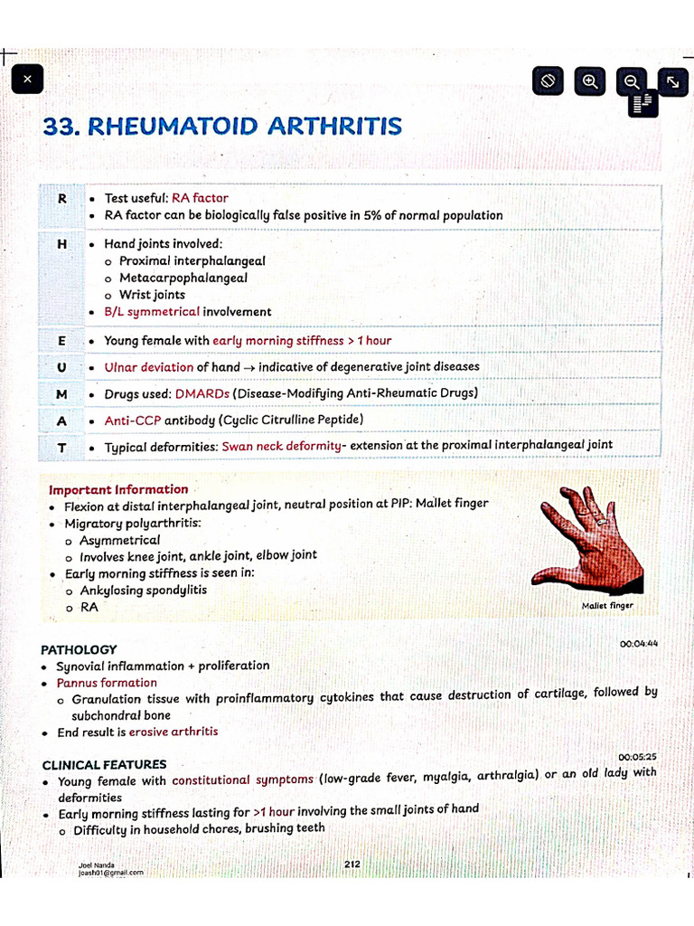 Reumatoid Arthritis | PDF