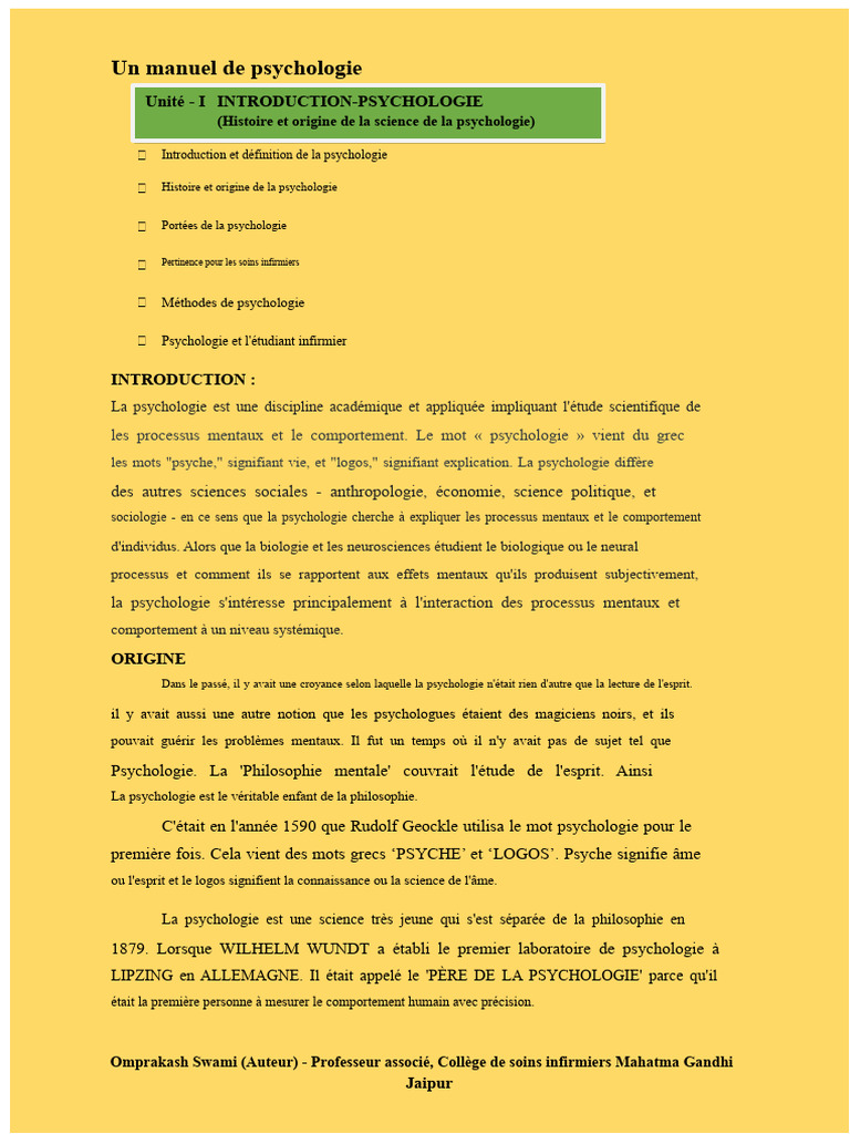 Histoire et méthodes de la psychologie | PDF | Psychologie | Behaviorisme