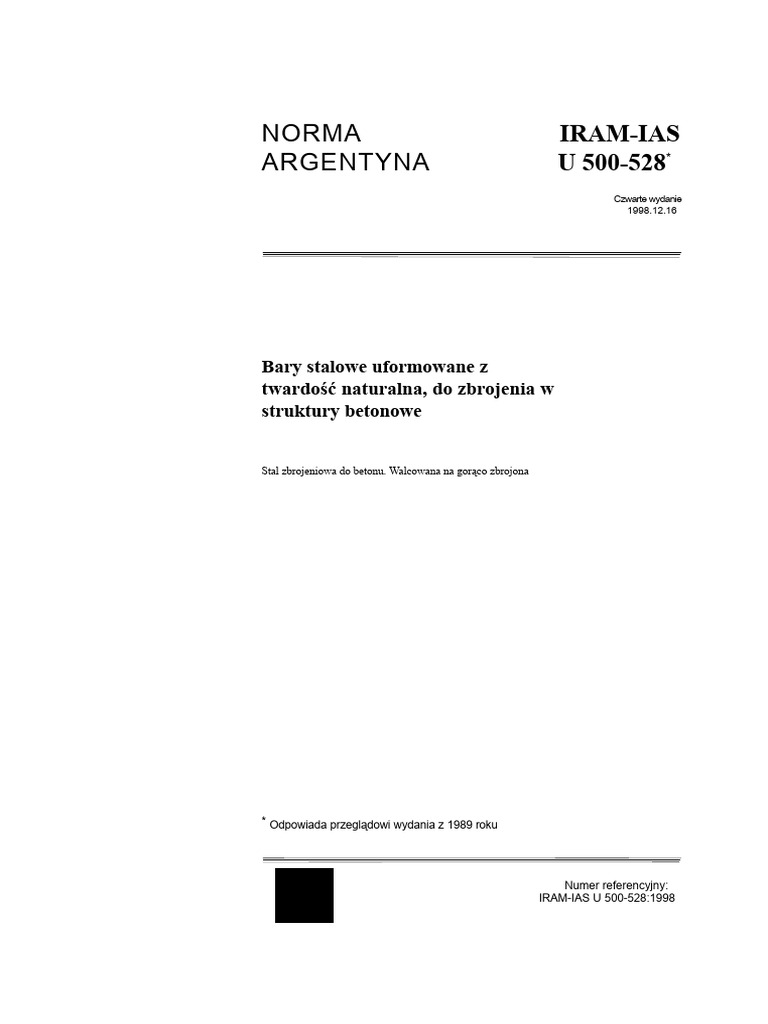 Iram Ias U500 528-1998 | PDF